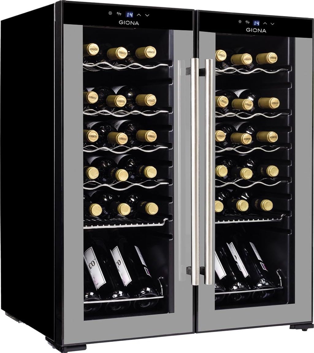 Cave à vin CVG36CF2T, noir, 36 bouteilles, GIONA