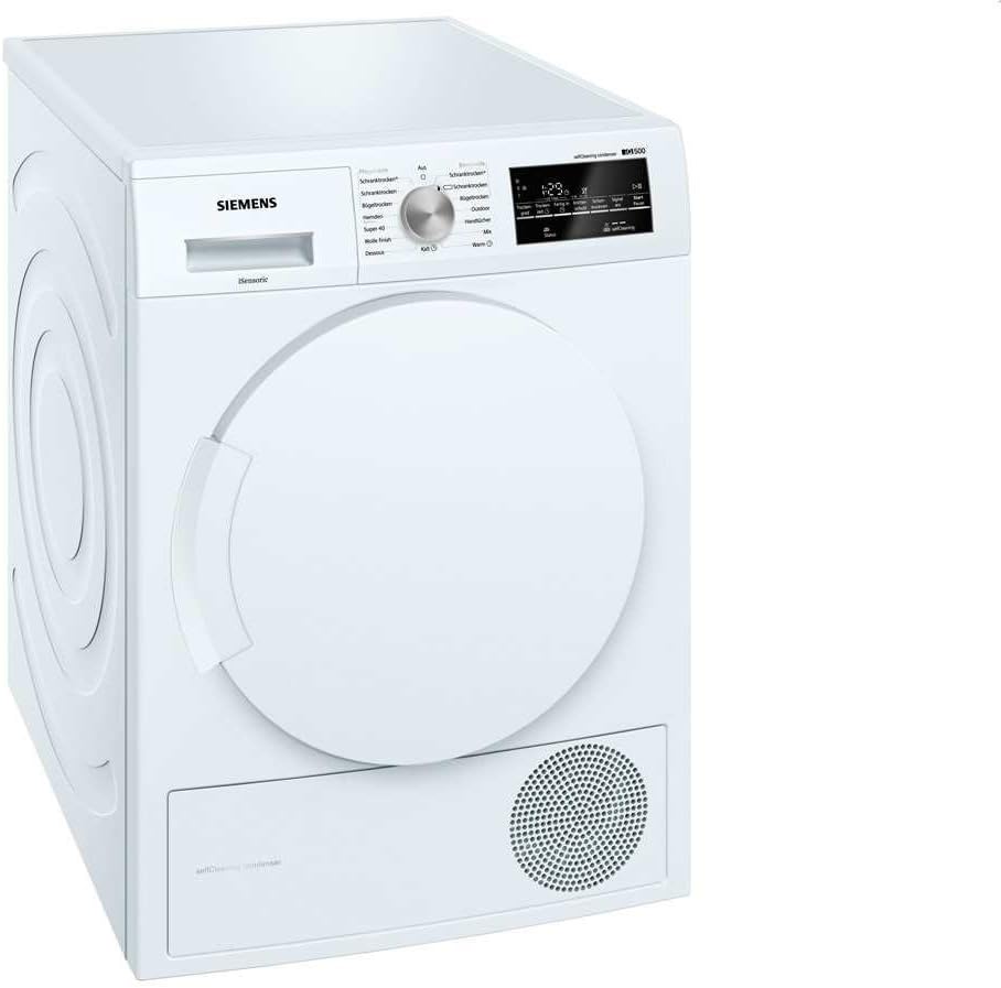 SIEMENS WT43W460 sèche-linge, 7 kg, blanc, pompe à chaleur