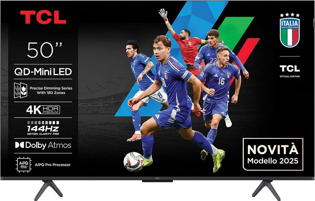 TCL téléviseur, 144 HZ, avec Wi-Fi, commande intelligente, DOLBY ATMOS