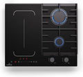 Klarstein table de cuisson, 58,5 cm, 7 kW, noir, induction, 4 zones