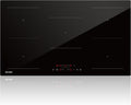 Table de cuisson, 90 cm, 1800 W, induction, encastrable, 5 zones, WEHIMO