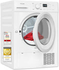Sèche-linge TWP1001-030D, 10 kg, avec éclairage LED, blanc, pompe à chaleur, frontal, 16 programmes, Exquisit