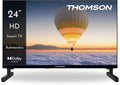 Téléviseur, 60 cm, 24 pouces, avec éclairage LED, avec Wi-Fi, commande intelligente, commande vocale, THOMSON