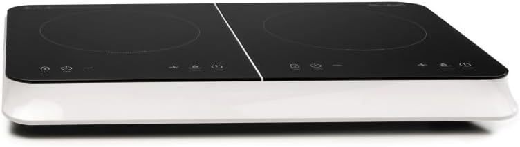 Table de cuisson, 3500 W, induction, portable, 2 feux, 10 niveaux, BELDEKO