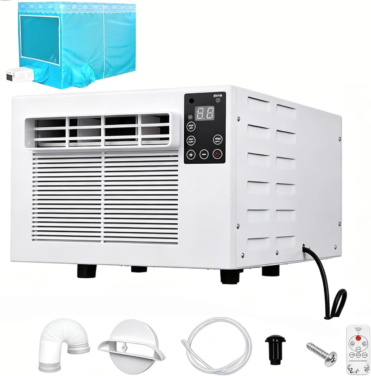 Climatiseur 1.2mTent, compact, pour la cuisine, pour la chambre, Hydravex
