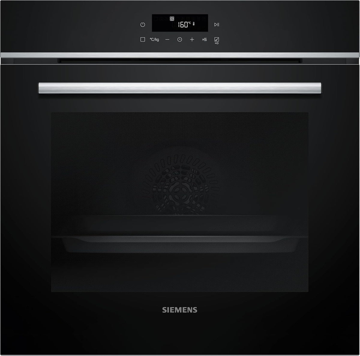 Siemens HB572ABS4 four, 60 × 60 cm, avec éclairage LED, acier, encastrable