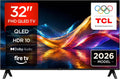 TCL 32V5D téléviseur, avec éclairage LED, métal, Full HD, QLED