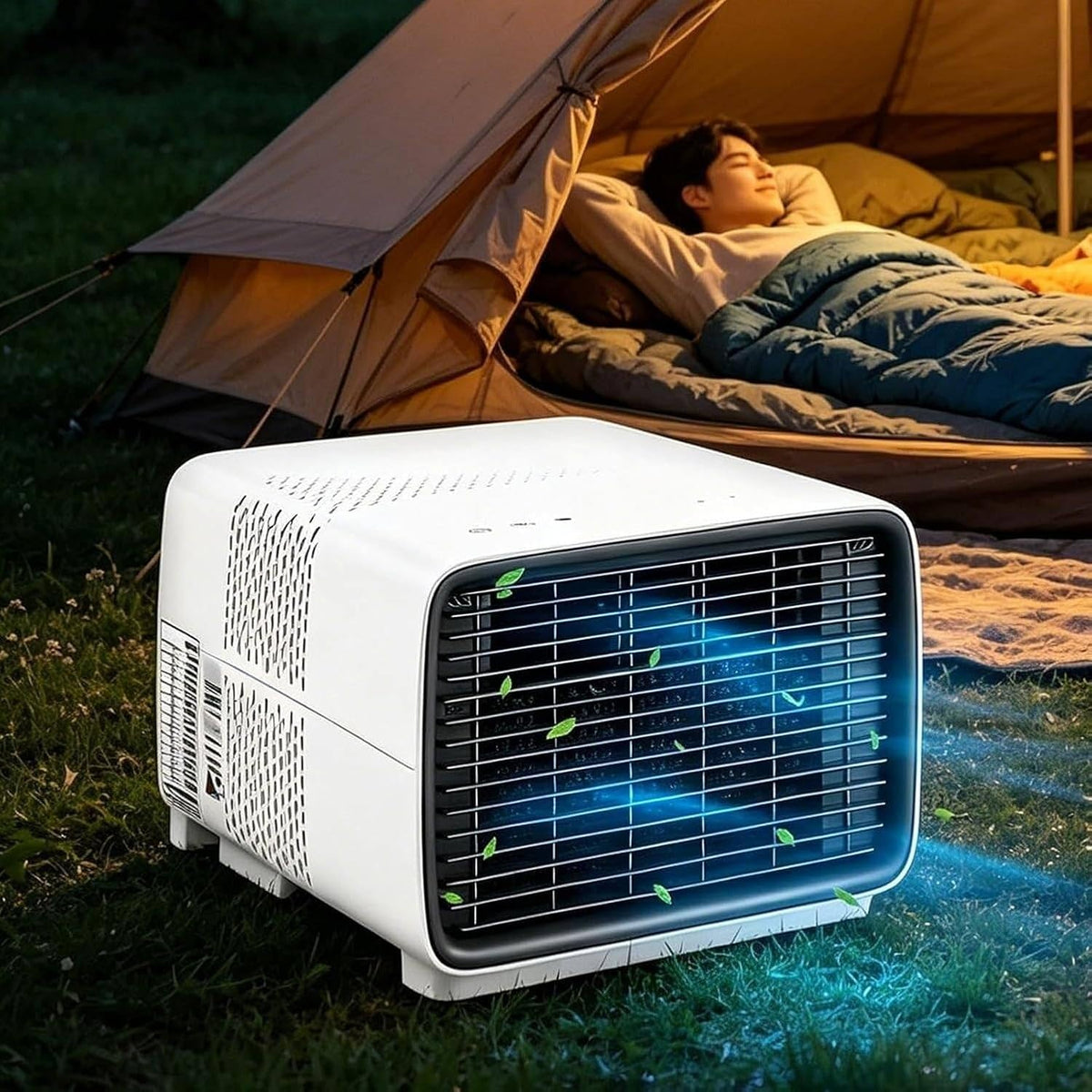 Climatiseur portable, 2700 BTU, 280 W, 45 dB, HONQGAO