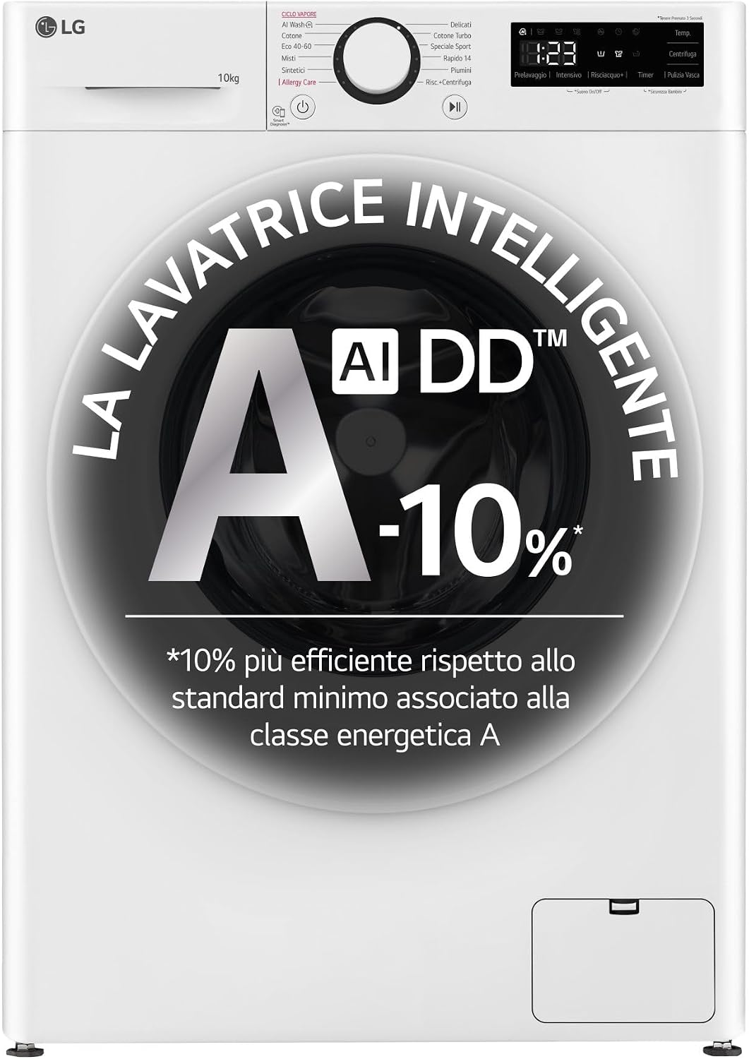 LG F4R3010NSWW lave-linge, 10 kg