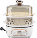 Cuiseur vapeur, 1200 W, 10,5 L, électrique, 2 niveaux, Luocute