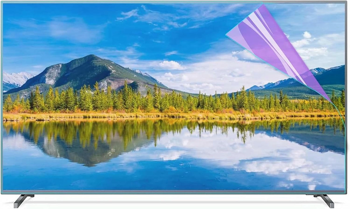 Protection d'écran TV, 1645 × 930 mm, 75 pouces, 43 pouces, avec éclairage LED, OLED, QLED, 4K, DLAZUM