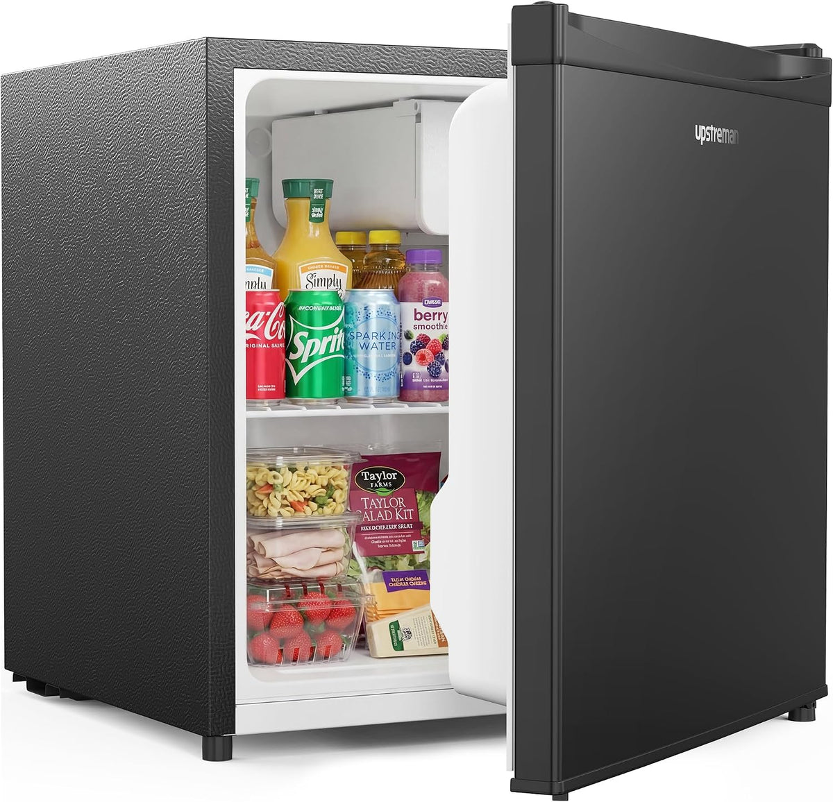 Congélateur Brillant-FR17, 47,8 L, réglable, noir, pour le bureau, pour la chambre, Upstreman