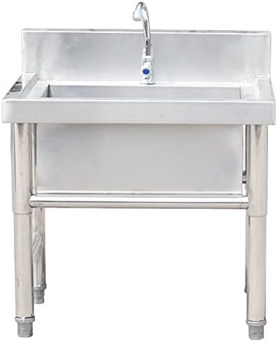 Évier utilitaire en acier inoxydable, 50 cm