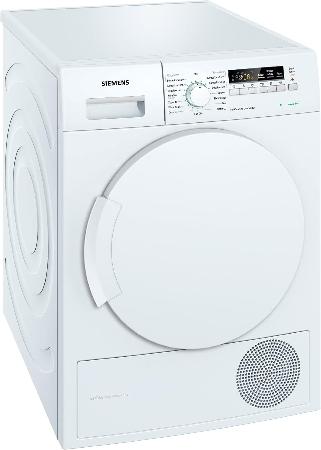 Siemens WT44W2ED sèche-linge, 7 kg, blanc, pompe à chaleur