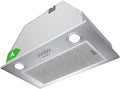 Hotte aspirante, 52 cm, 68 dB, avec éclairage LED, encastrable, Hermitlux