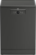 Beko BDFN26460G lave-vaisselle, 60 cm, 42 dB, gris, 14 couverts