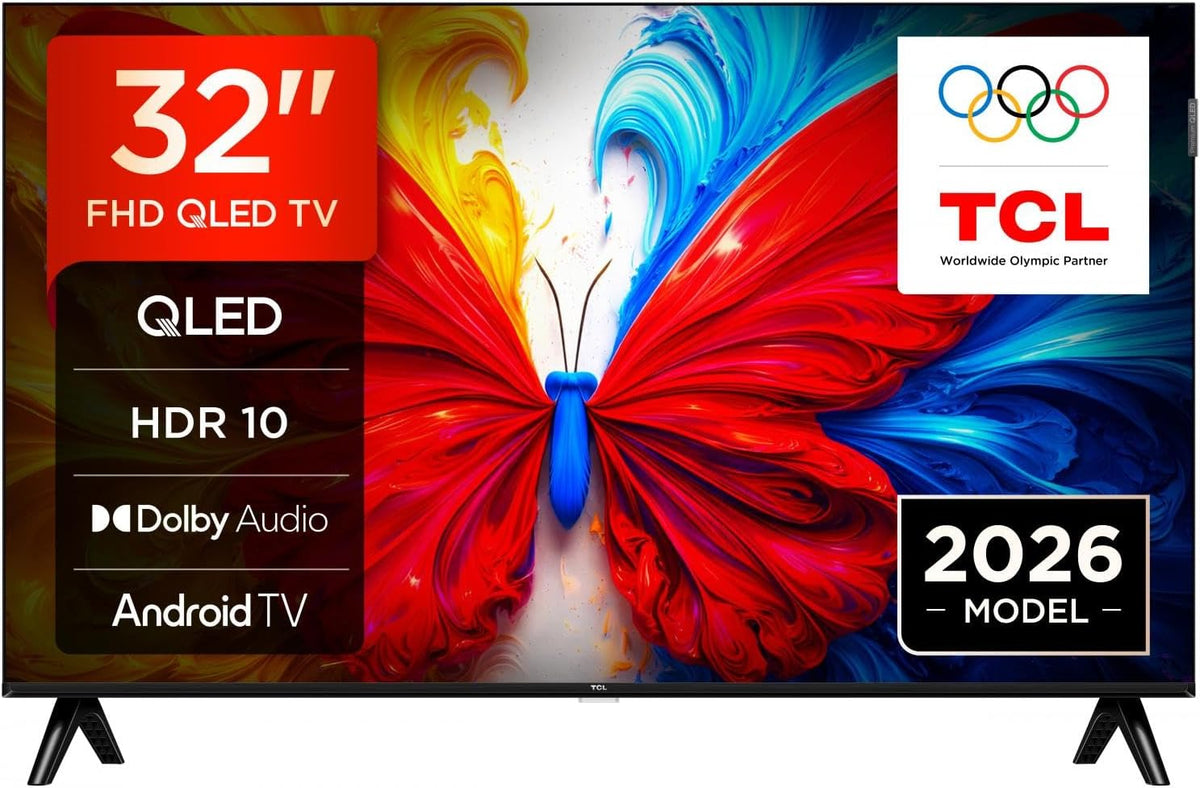 TCL 32S5L téléviseur, 81,3 cm, 32 pouces, commande intelligente, noir, Full HD