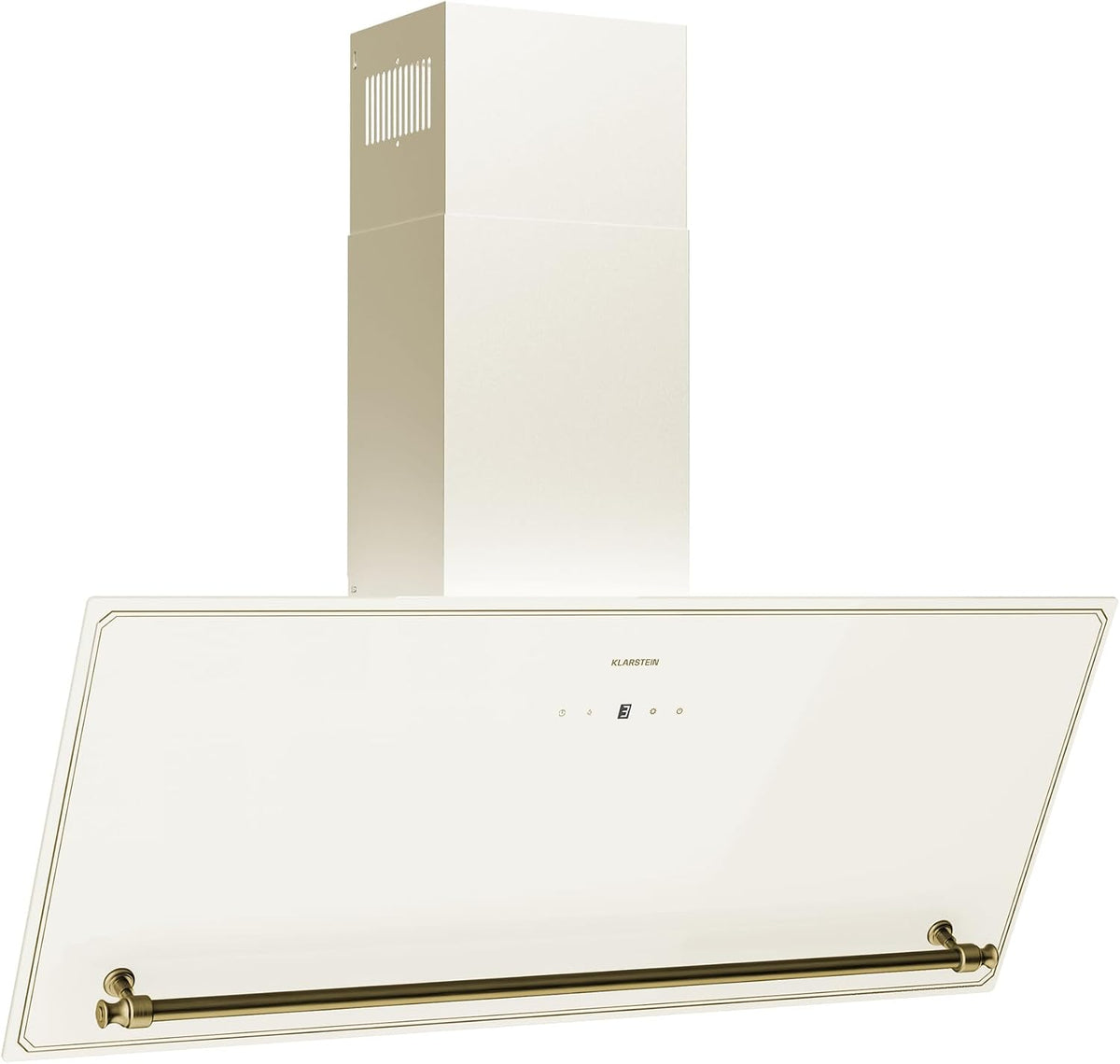 KLARSTEIN hotte aspirante, 90 cm, 400 m³/h, 52 dB, avec éclairage LED, pour la cuisine