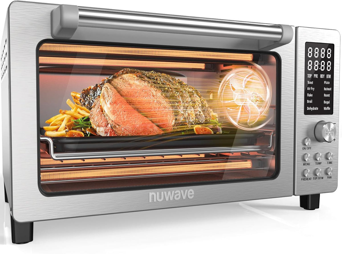 Friteuse sans huile 21QT, acier, convection, Nuwave