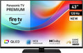 Téléviseur TV-43W85BEZ, 120 Hz, 43 pouces, commande intelligente, noir, 4K Ultra HD, QLED, Dolby Vision, Bluetooth, Panasonic