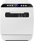 Lave-vaisselle, avec éclairage LED, compact, portable, OCMOH