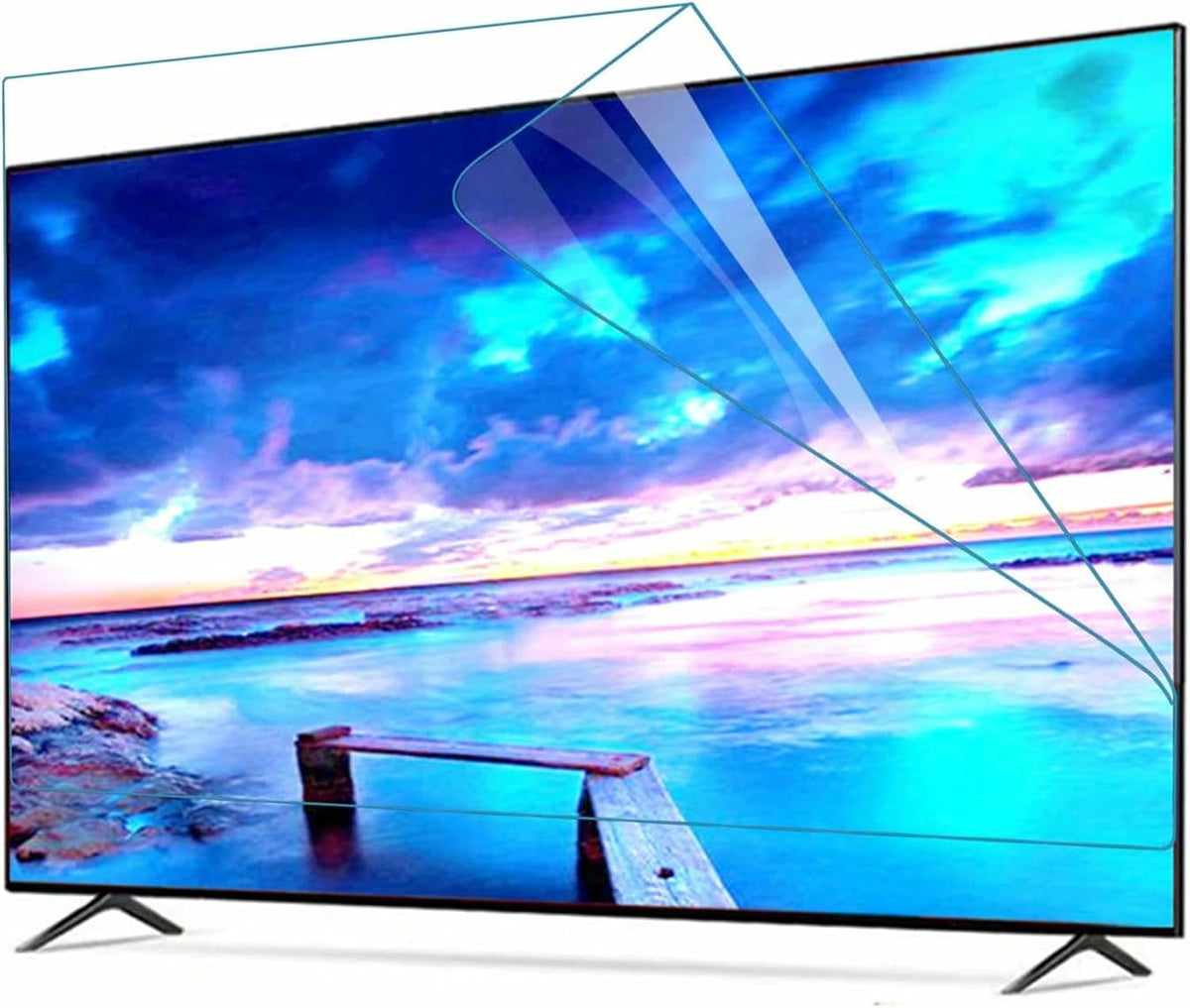 Protection d'écran TV Matte-48in, 50 pouces, bleu, DLAZUM