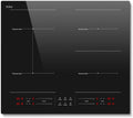Table de cuisson, 60 cm, 2100 W, induction, 4 feux, Hobsir hob
