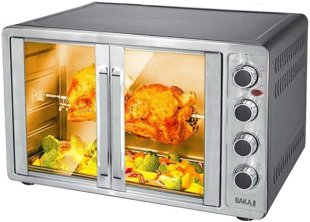 Mini-four, 2200 W, 55 L, réglable, électrique, BAKAJI