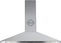 Hotte aspirante, 90 cm, 1000 m³/h, avec éclairage LED, acier inoxydable, métal, noir, 3 vitesses, Gurari