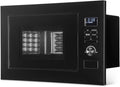 Four à micro-ondes MWG 3001, 27,0 cm, 25 L, noir, encastrable, grill, 3 en 1, Bomann