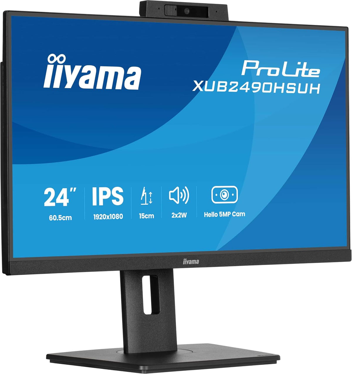 Moniteur XUB2490HSUH-B2, 60,5 cm, 100 Hz, réglable, Full HD, iiyama