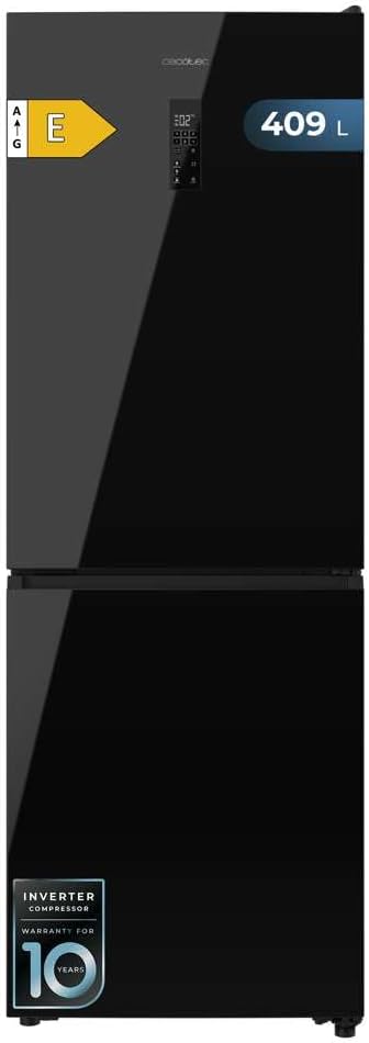 Cecotec réfrigérateur encastrable, 185 cm, 409 L, No Frost, avec tiroirs