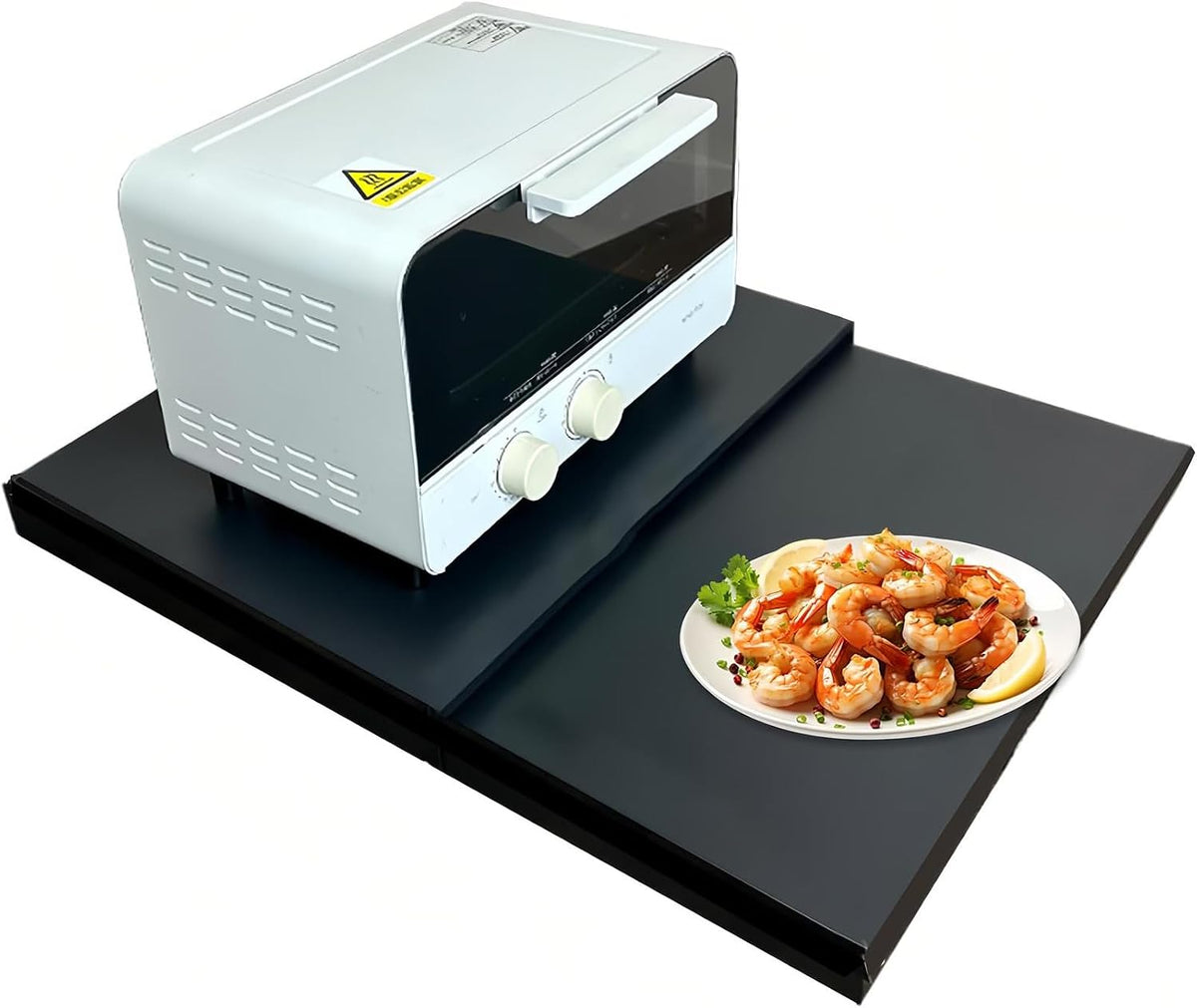 Support pour micro-ondes, 47 × 35,6 × 10,2 cm, avec tiroirs, compact, pour la cuisine