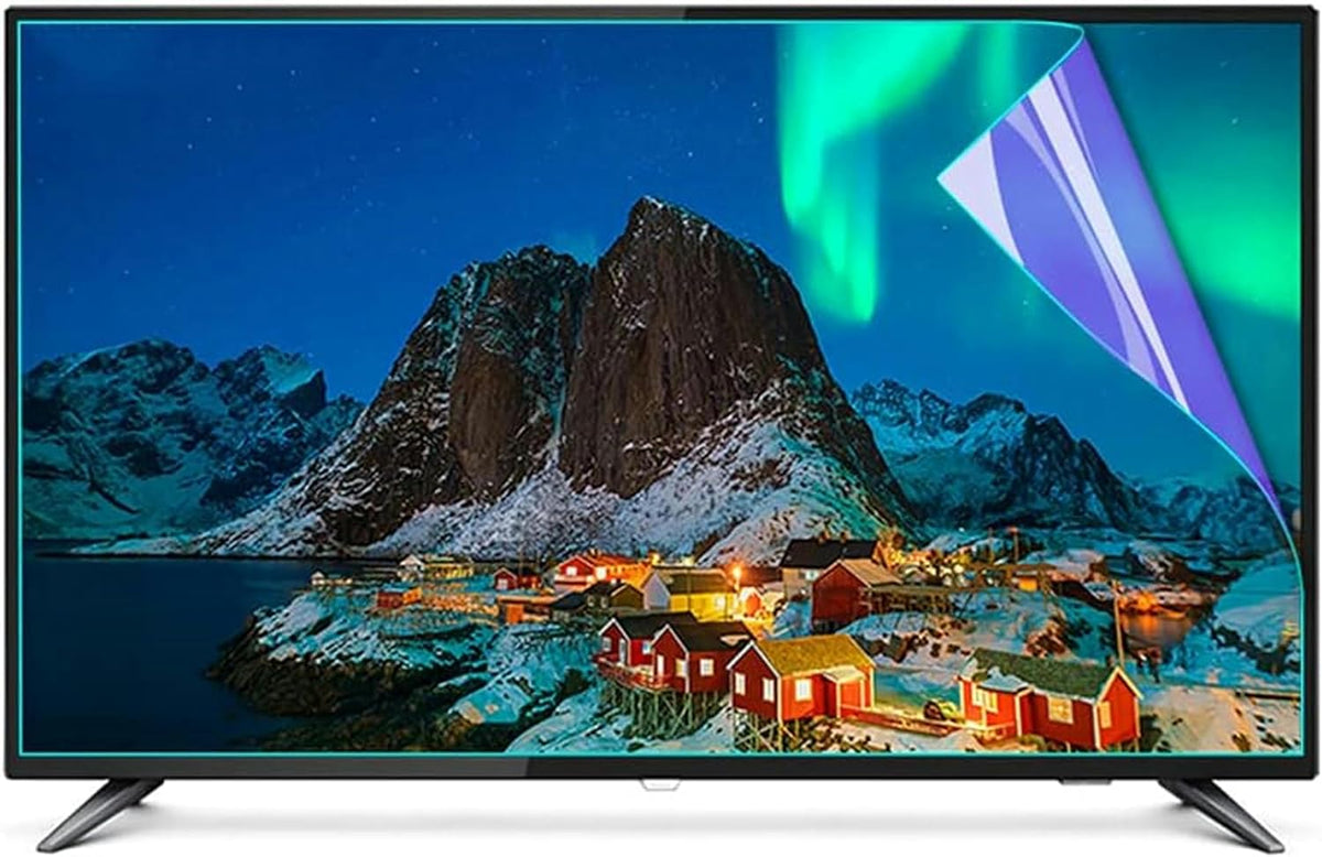 Protection d'écran TV, 698 × 392 mm, 75 pouces, 40 pouces, 58 pouces, bleu, QUSYZD