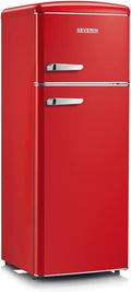 SEVERIN RKG 8930 réfrigérateur-congélateur, 55 cm, 206 L, rouge, pose libre, 2 portes