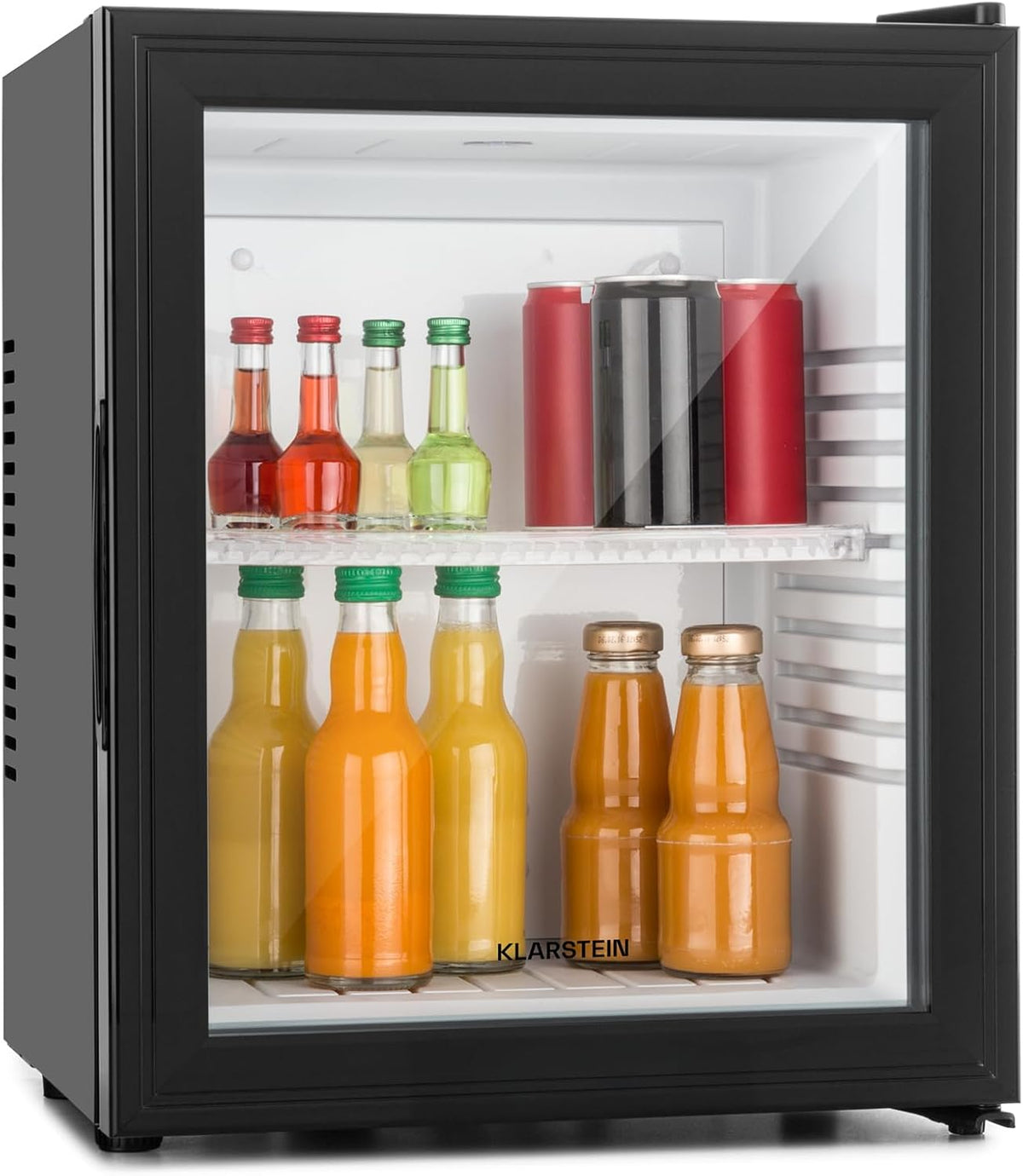 KLARSTEIN mini-réfrigérateur, 12–15 °C, 23 L, réglable, verre, pour la chambre