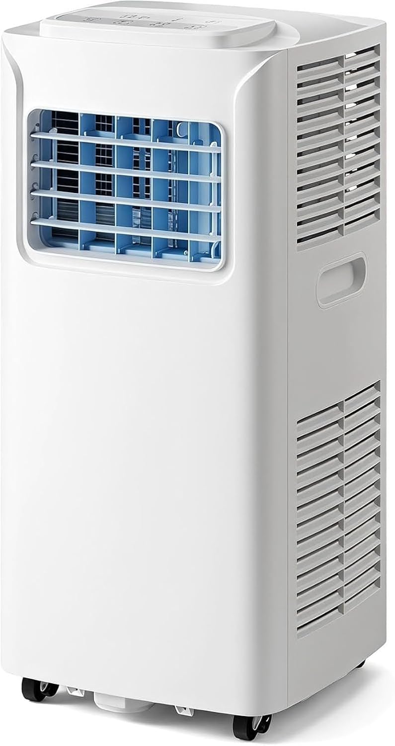 Climatiseur portable, 12000 BTU, 7000 BTU, avec télécommande, mobile, 2 vitesses, Eouyt