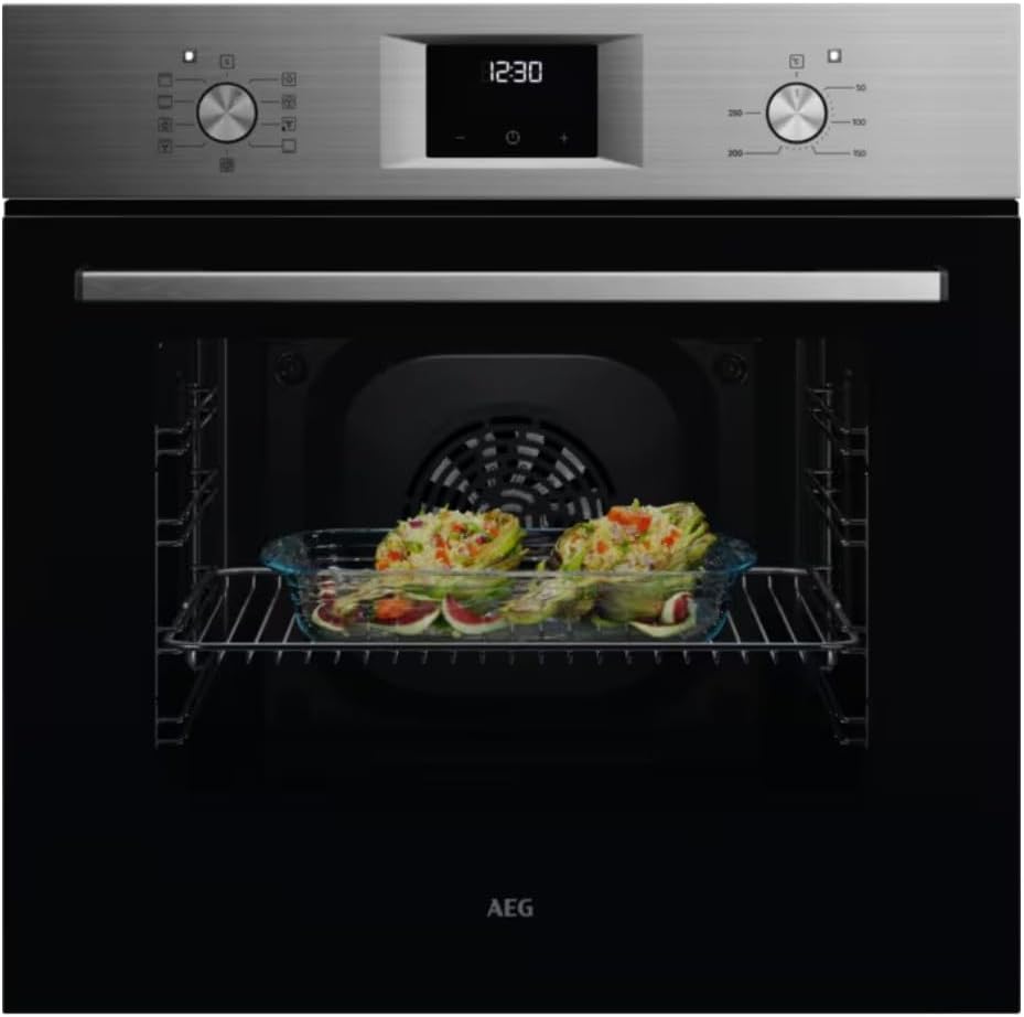 AEG OU5AB21CM four, 65 L, avec éclairage LED, acier inoxydable
