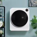 Sèche-linge, 3 kg, 830 W, acier inoxydable, blanc, compact, 5 programmes, Merax
