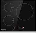 Table de cuisson, 280 mm, 7400 W, 3 feux, 9 niveaux, AMZCHEF