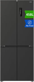Réfrigérateur CCD460NGE, 60 cm, 458 L, No Frost, noir, 4 portes, CHiQ