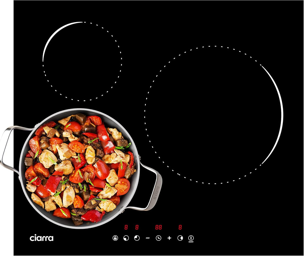 Table de cuisson, 60 cm, induction, encastrable, 3 feux, CIARRA