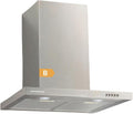 Hotte aspirante HDCH-660TSS, 60 cm, 568,4 m³/h, acier inoxydable, argent, HEINNER